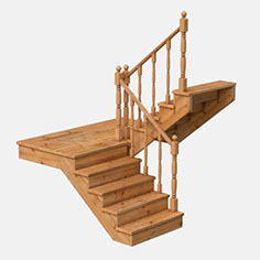 П-образная лесница